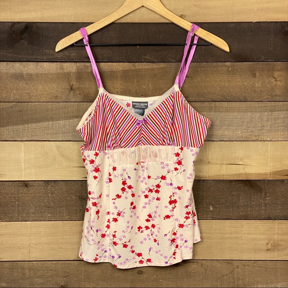 Vintage Women’s Floral Tank Top